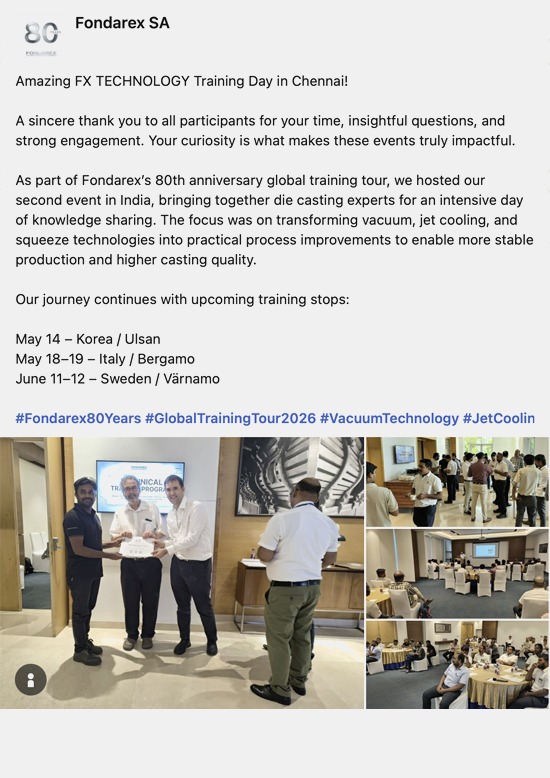 4/30/2026 Training day in Chennai