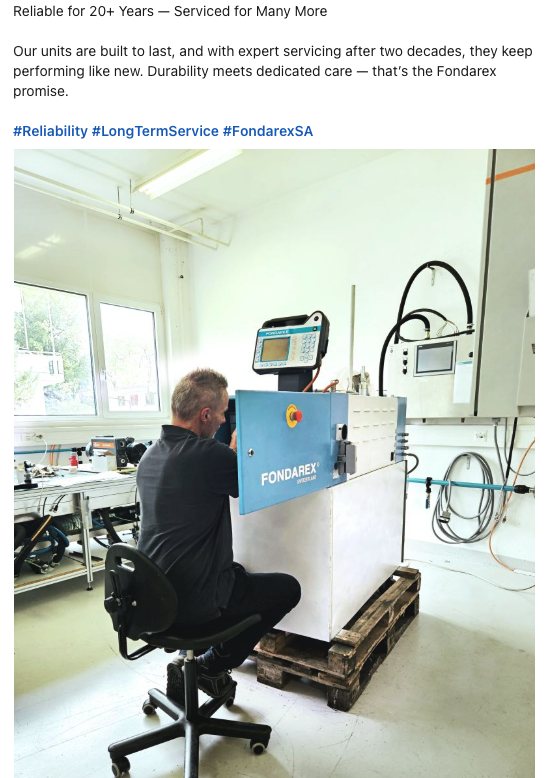 9/17/2025  Reliable for 20+ years – serviced for many more, Switzerland